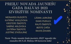 Read more about the article Dans Puduls – nominats “Gada jaunietis 2023 Preiļu novadā”
