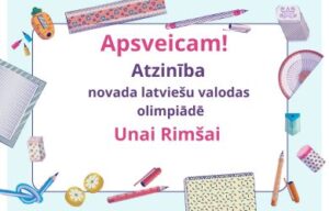 Read more about the article Apsveicam!