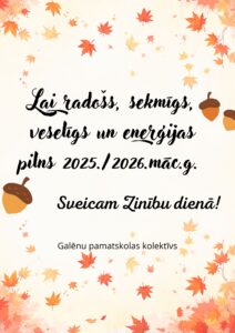 Read more about the article Jaunais 2025./2026. mācību gads ir sācies!!!