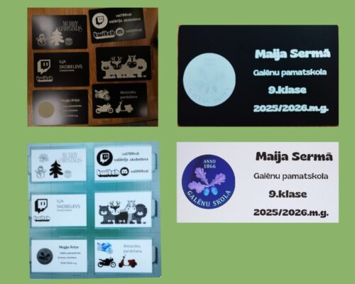 8. un 9. klase piedalās izzinošā nodarbībā “No raksta līdz formām: dizains ar lāzera pieskārienu”