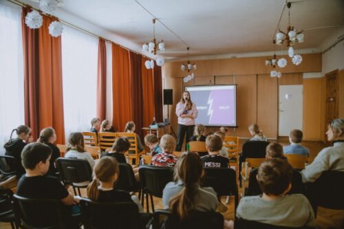 Galēnu pamatskolā viesojās Ghetto Games pārstāvji